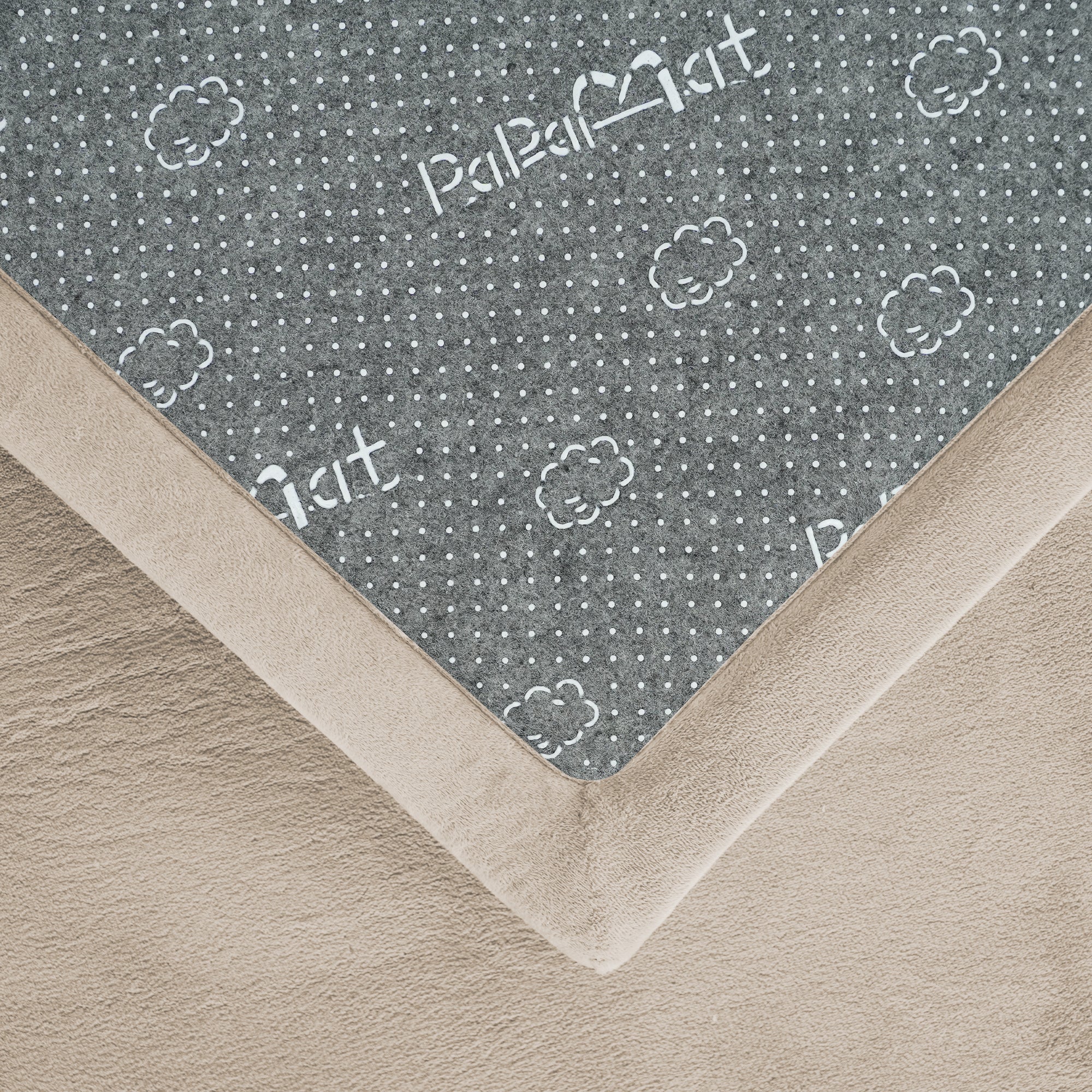 Plush Flannel Wide-edge Baby Play Mat 1.5" Thick – Non-Slip, Splash Resistant