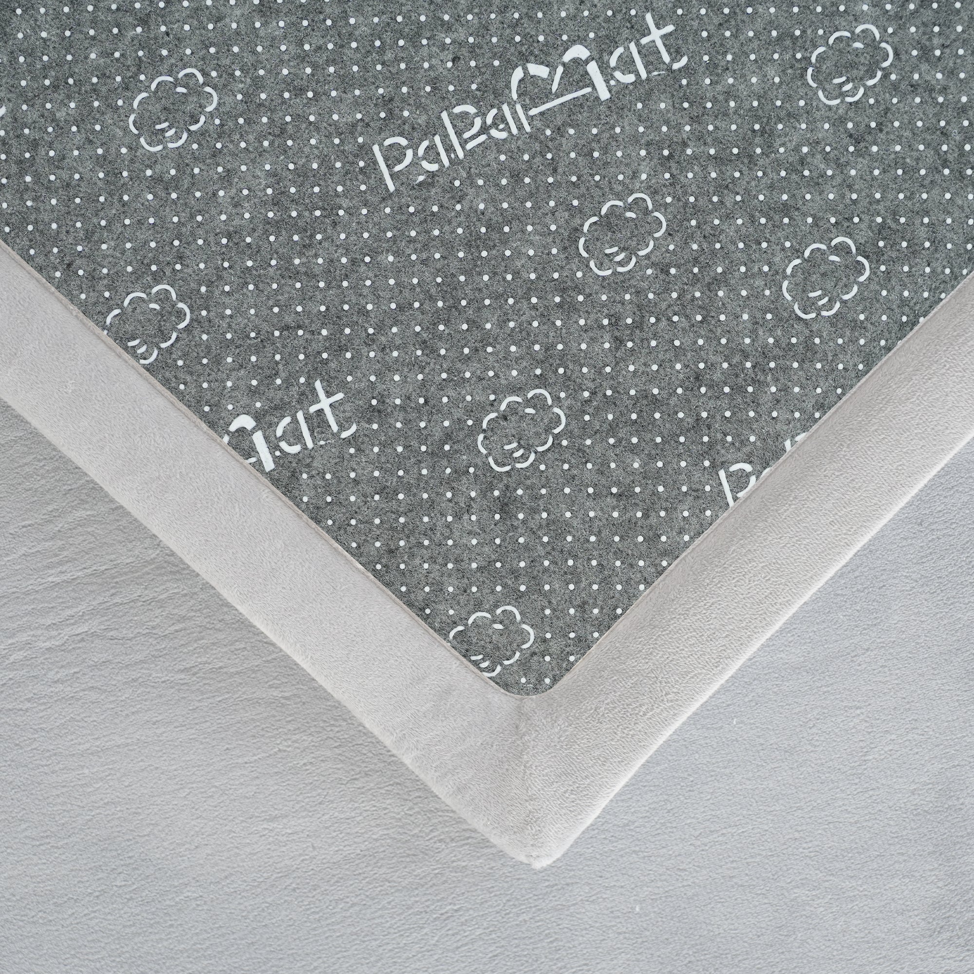 Plush Flannel Wide-edge Baby Play Mat 1.5" Thick – Non-Slip, Splash Resistant