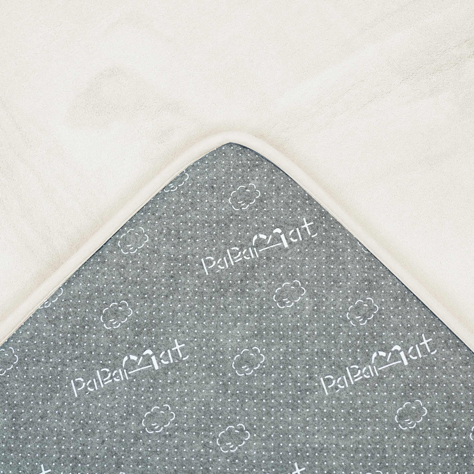 Plush Flannel Narrow-edge Baby Play Mat 1.5" Thick – Non-Slip, Splash Resistant