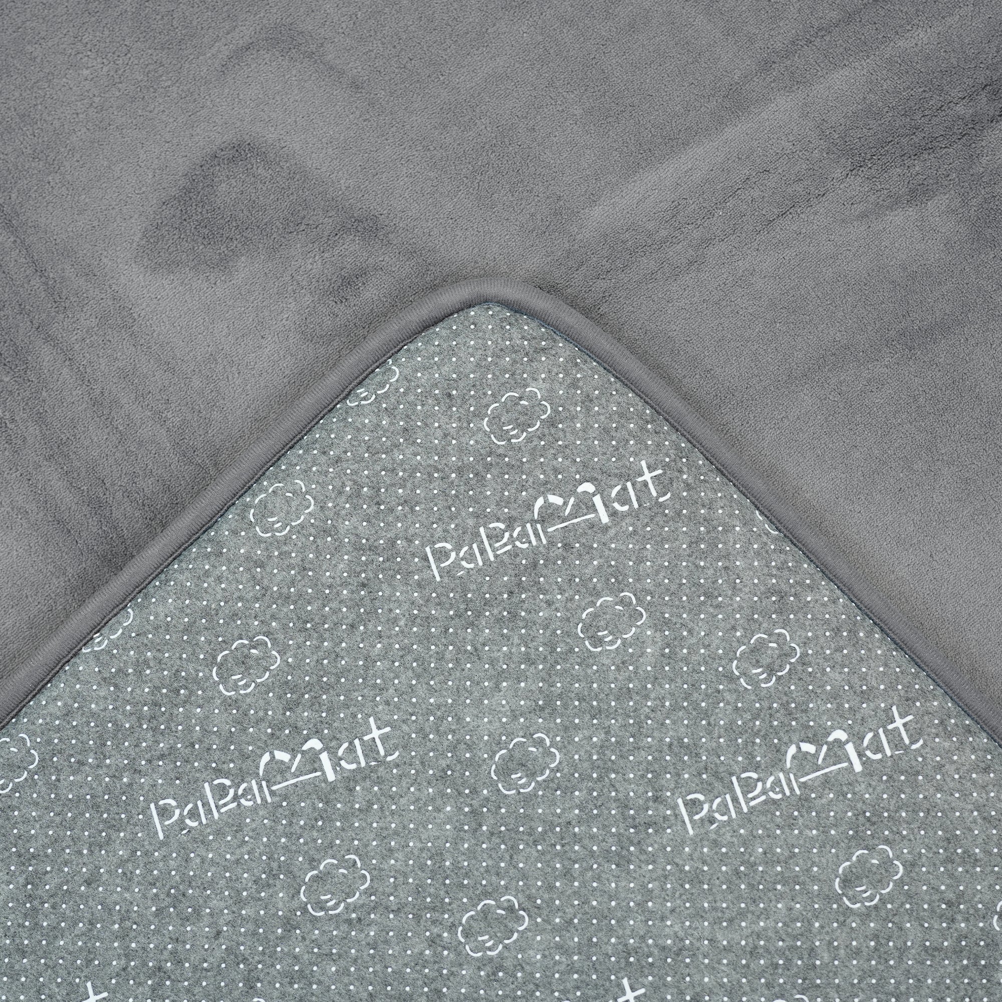 Plush Flannel Narrow-edge Baby Play Mat 1.5" Thick – Non-Slip, Splash Resistant