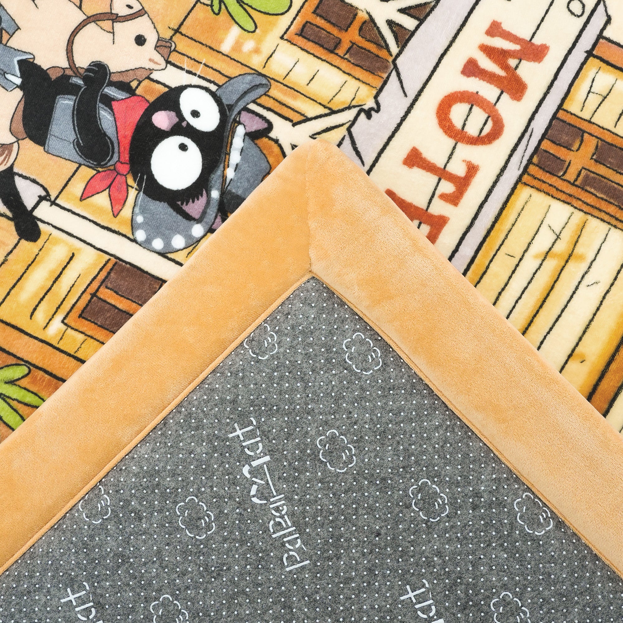 Whimsical Flannel Baby Play Mat 1.5" Thick – Non-Slip, Splash Resistant