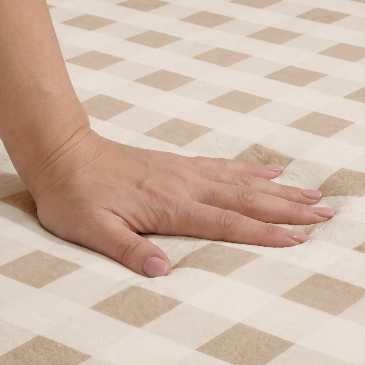 Checkered Flannel Baby Play Mat