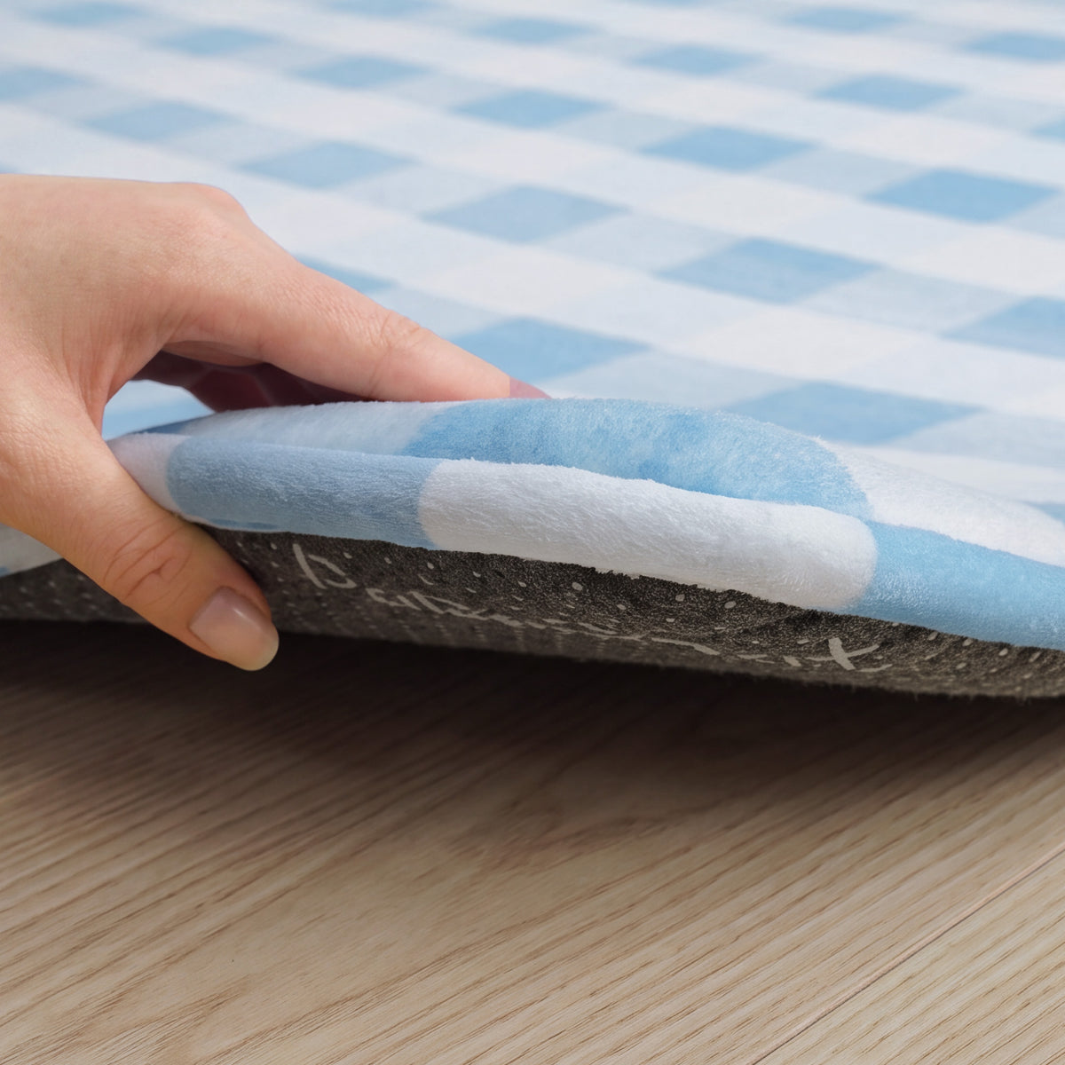 Checkered Flannel Baby Play Mat