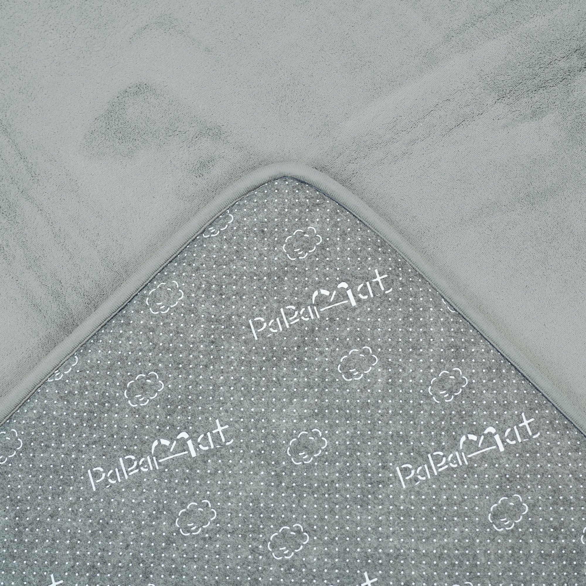 Plush Flannel Narrow-edge Baby Play Mat 1.5" Thick – Non-Slip, Splash Resistant