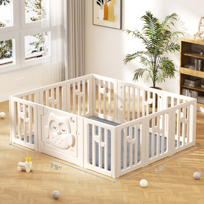 Memory Foam Baby Play Mat 1.3" Thick – Non-Slip, Splash Resistant