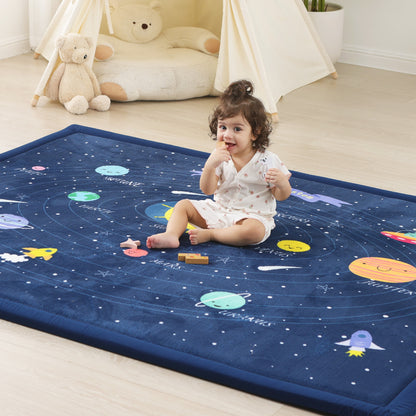 Activity Baby Play Mat 1.3" Thick –  Non-Slip, Splash Resistant