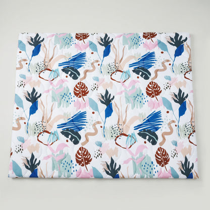 Quilted Comfort Baby Play Mat 1.5" Thick – Removable Cover, Non-Slip