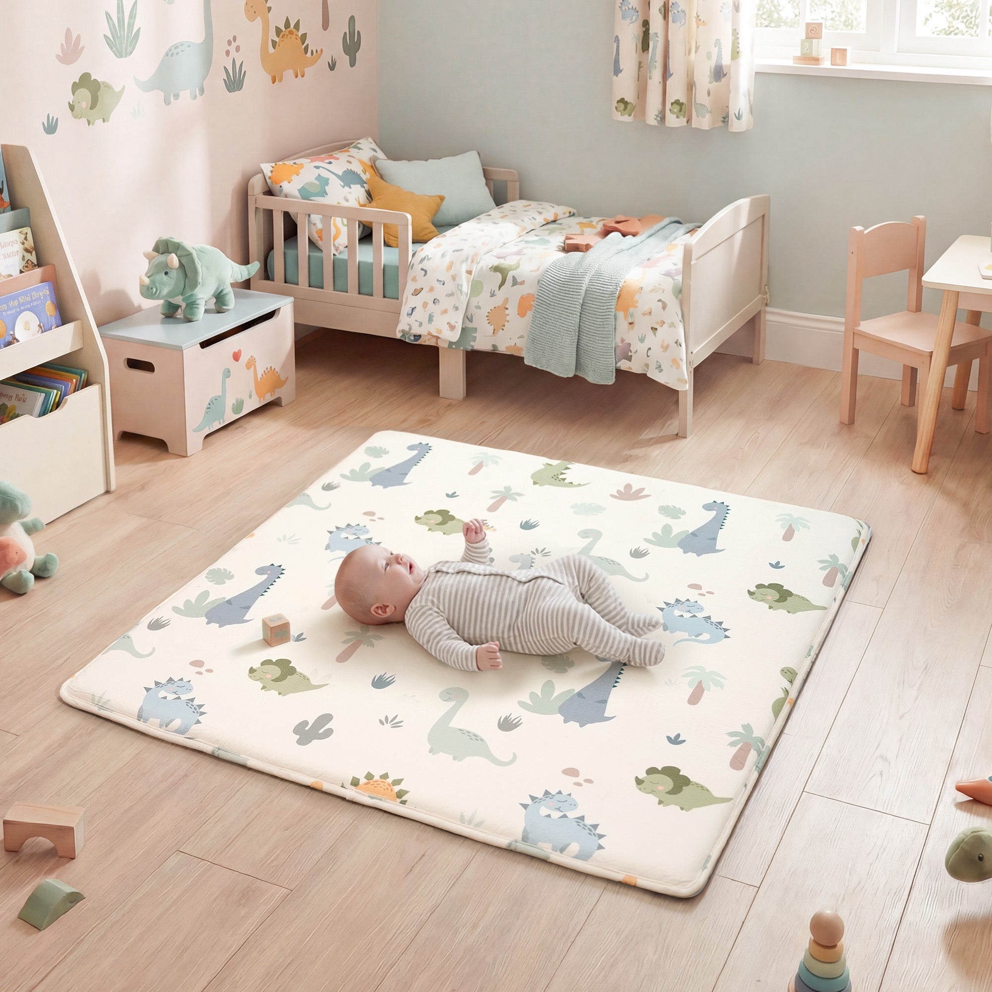 Adventure Dreams Play mat – Ultra Thick 1.5" Elasti-Foam for Play & Safety