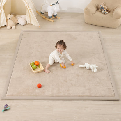 Memory Foam Baby Play Mat 1.3" Thick – Non-Slip, Splash Resistant