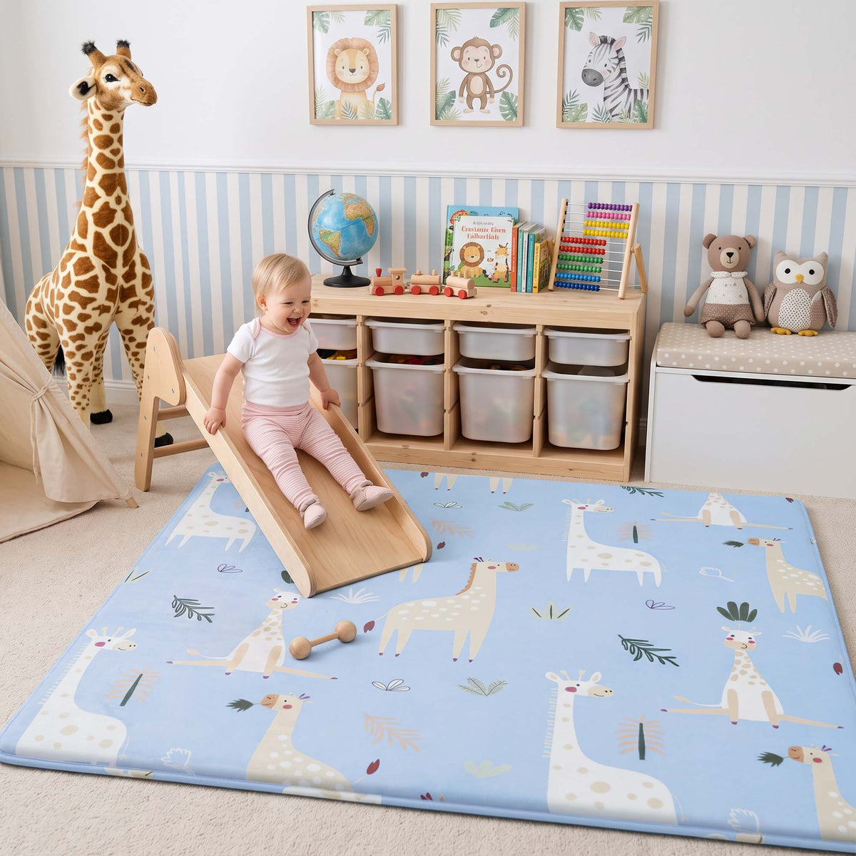 Adventure Dreams Play mat – Ultra Thick 1.5" Elasti-Foam for Play & Safety