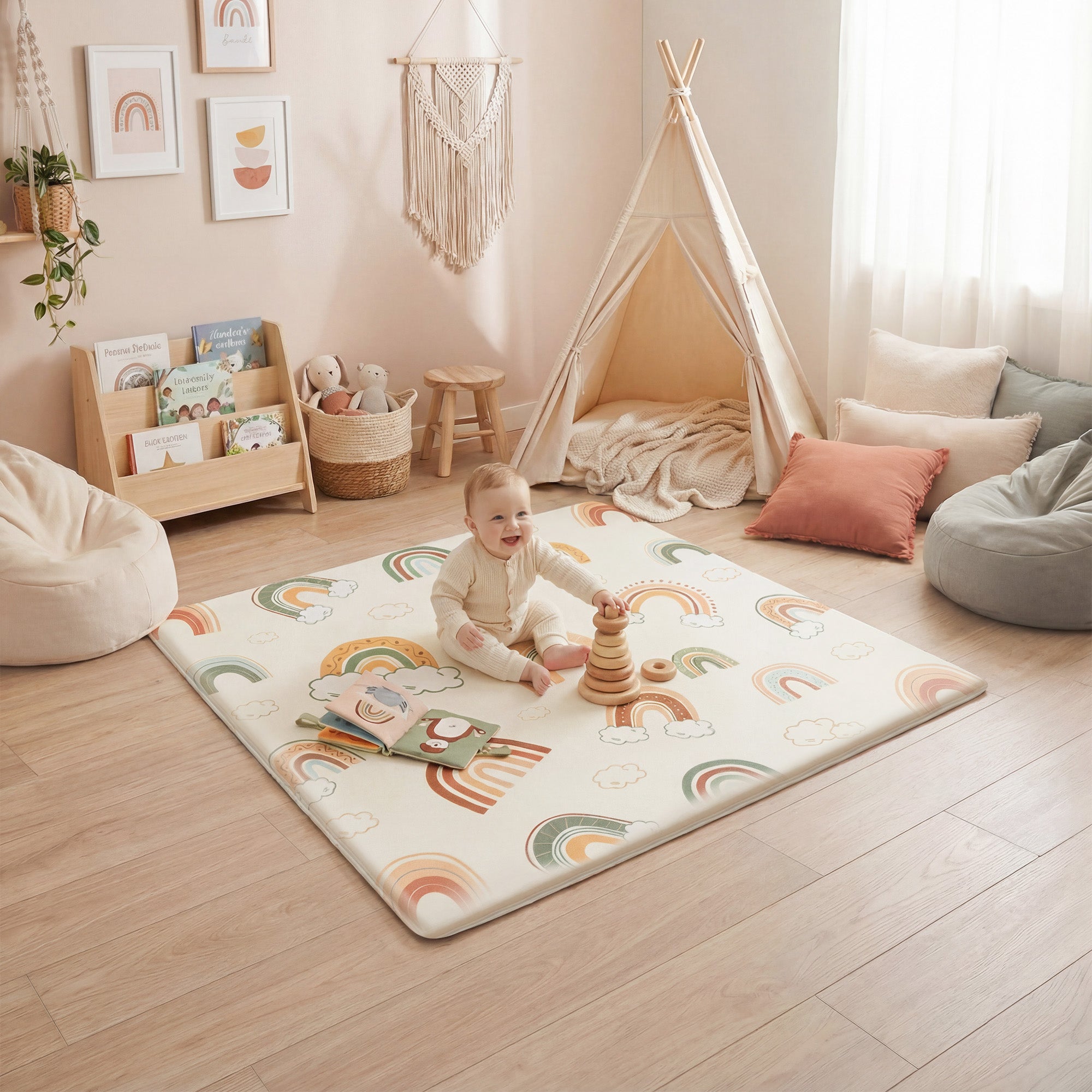 Adventure Dreams Play mat – Ultra Thick 1.5" Elasti-Foam for Play & Safety