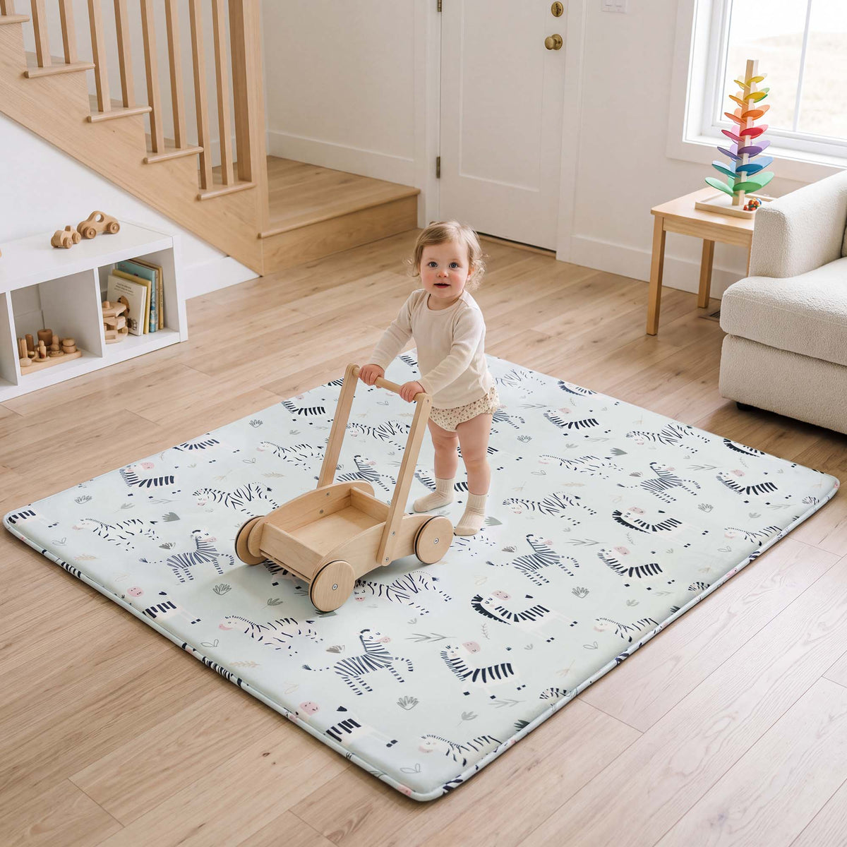 Adventure Dreams Play mat – Ultra Thick 1.5" Elasti-Foam for Play & Safety
