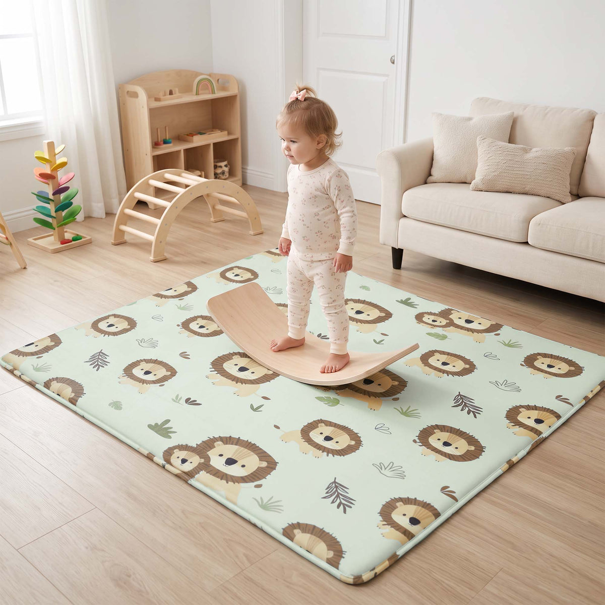 Adventure Dreams Play mat – Ultra Thick 1.5" Elasti-Foam for Play & Safety