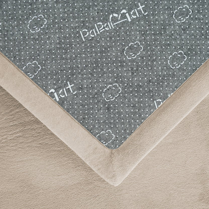 Plush Flannel Wide-edge Baby Play Mat 1.5" Thick – Non-Slip, Splash Resistant