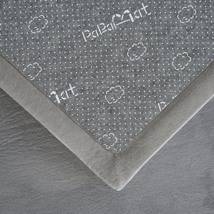 Plush Flannel Wide-edge Baby Play Mat 1.5" Thick – Non-Slip, Splash Resistant