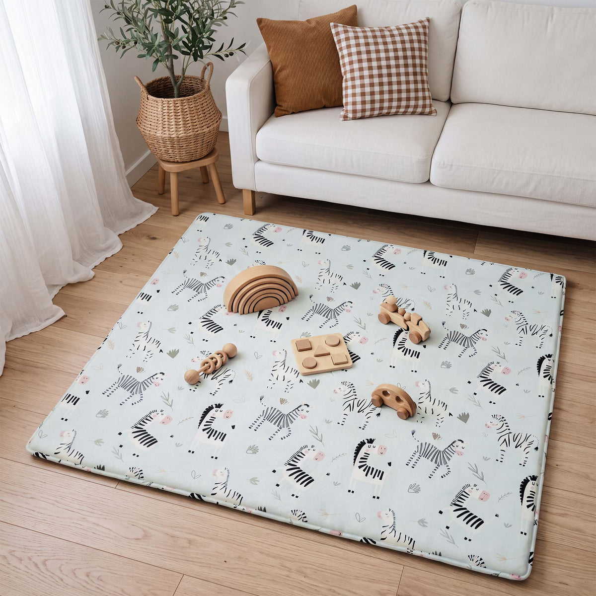 Adventure Dreams Play mat – Ultra Thick 1.5" Elasti-Foam for Play & Safety