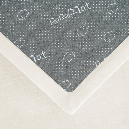 Plush Flannel Wide-edge Baby Play Mat 1.5" Thick – Non-Slip, Splash Resistant