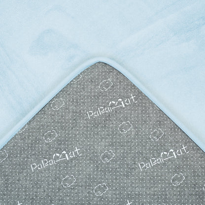 Plush Flannel Narrow-edge Baby Play Mat 1.5" Thick – Non-Slip, Splash Resistant