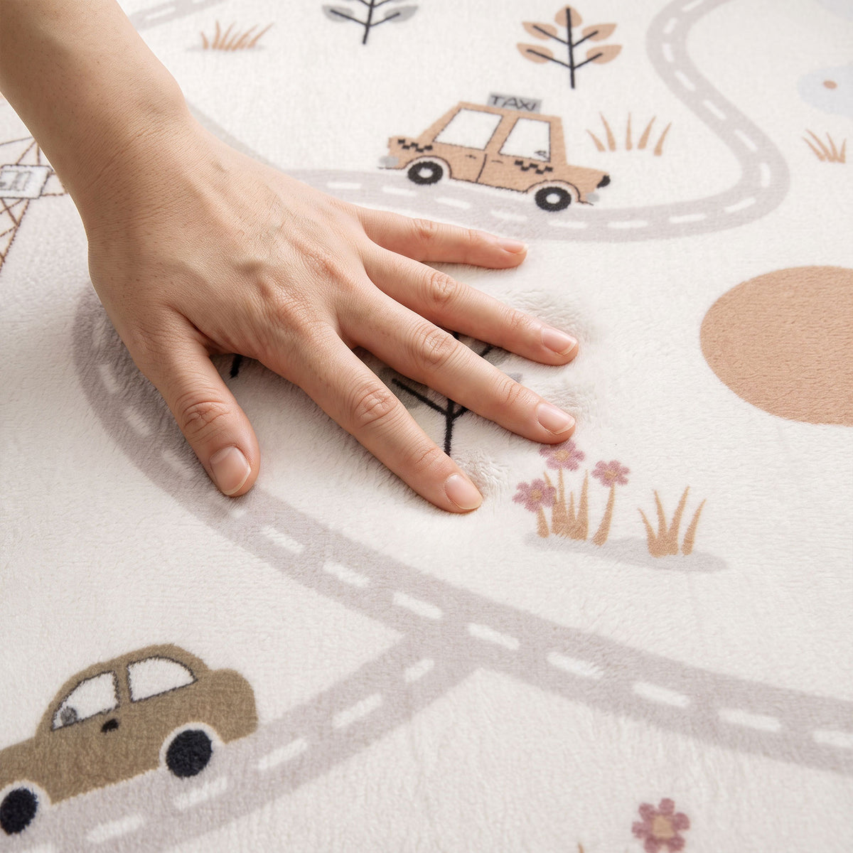 Everyday Explorers Baby Play Mat – Coral Velvet 1.3" Thick Memory Foam