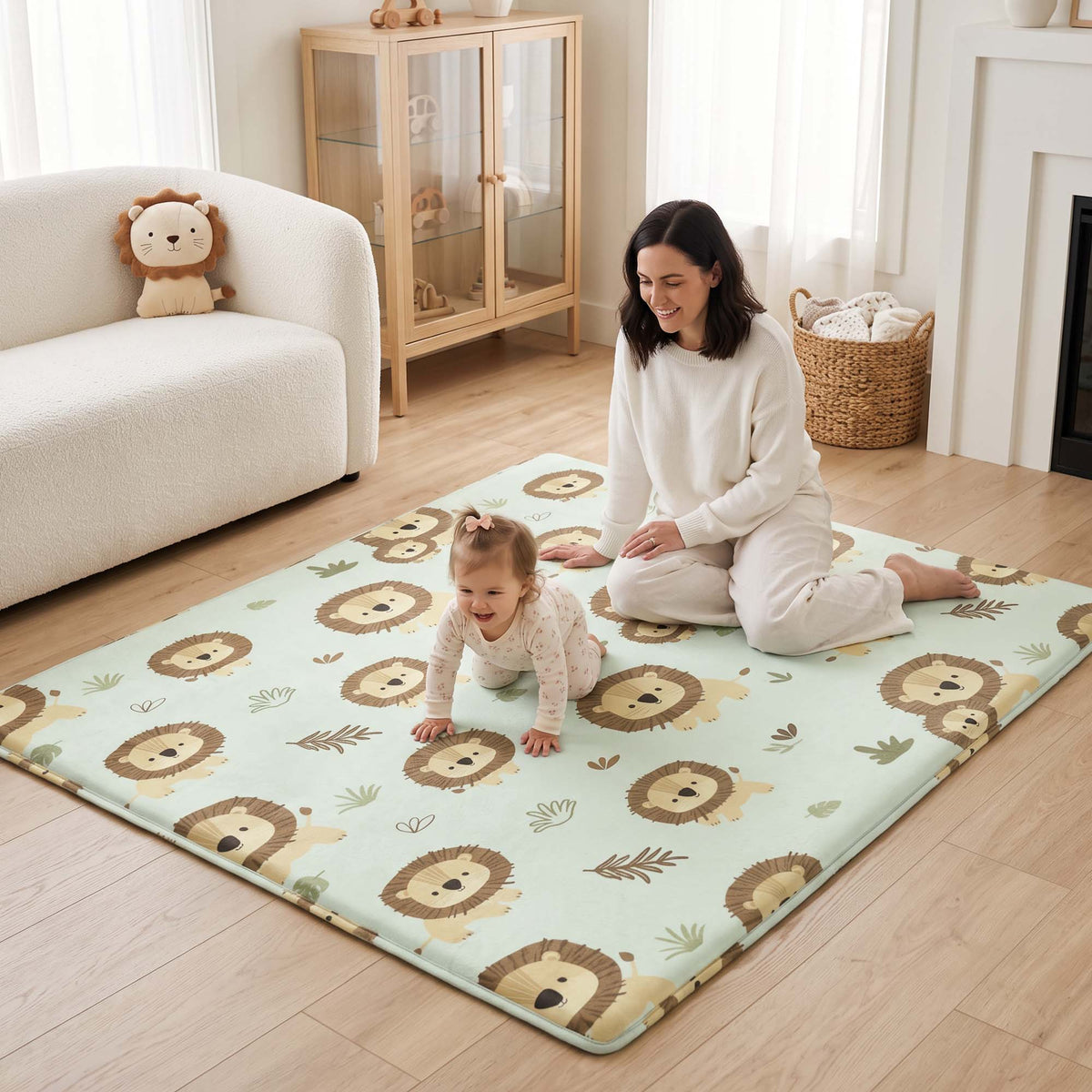 Adventure Dreams Play mat – Ultra Thick 1.5" Elasti-Foam for Play & Safety