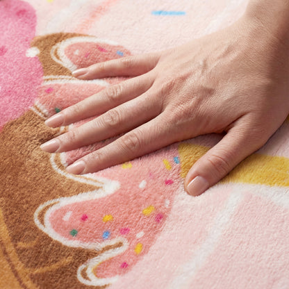 Whimsical Flannel Baby Play Mat 1.5" Thick – Non-Slip, Splash Resistant