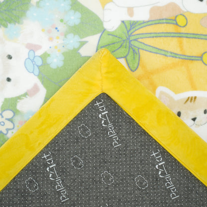 Whimsical Flannel Baby Play Mat 1.5" Thick – Non-Slip, Splash Resistant