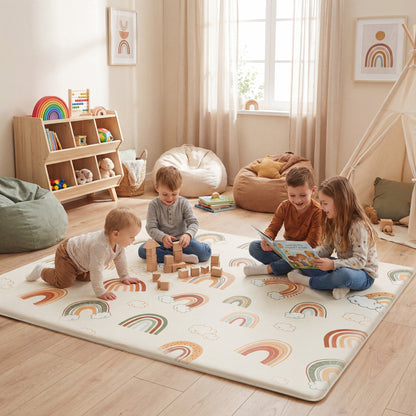 Adventure Dreams Play mat – Ultra Thick 1.5" Elasti-Foam for Play & Safety