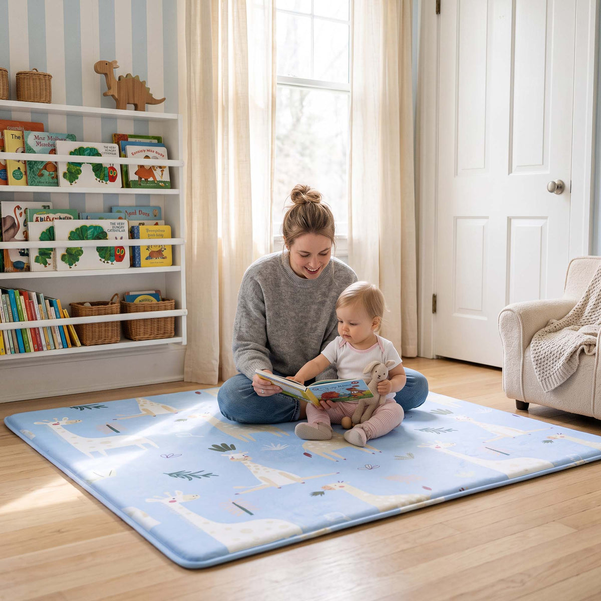 Adventure Dreams Play mat – Ultra Thick 1.5" Elasti-Foam for Play & Safety