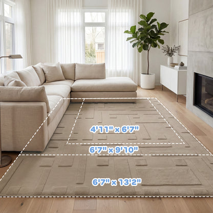 Classic Grid Faux Fur Jacquard Plush Play Mat