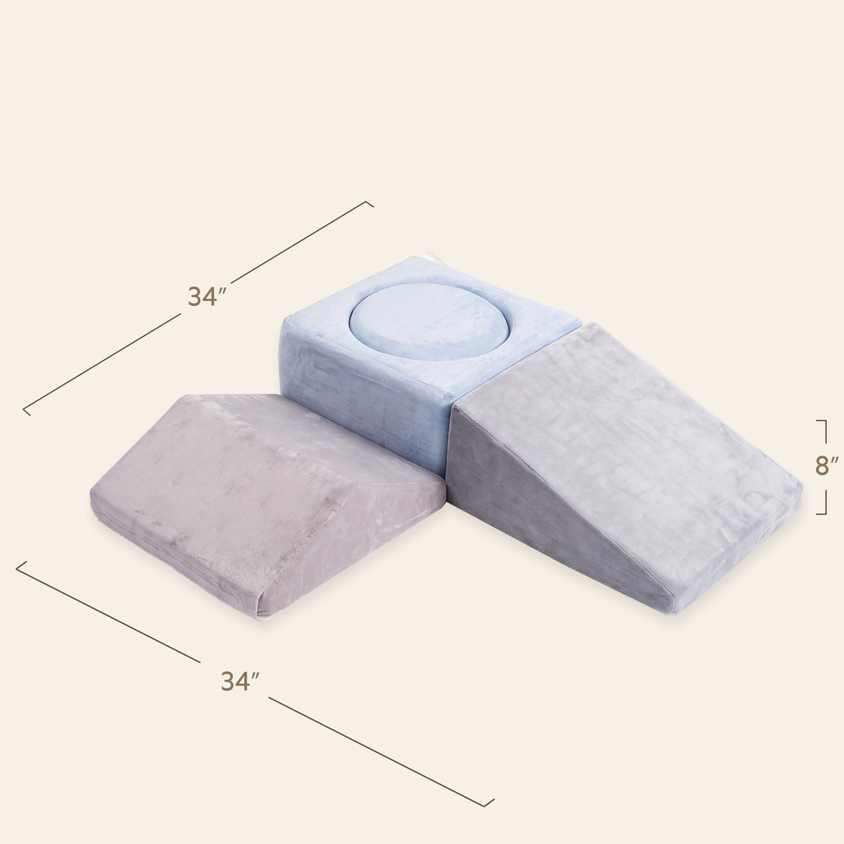 Soft Foam Climbing Blocks Set