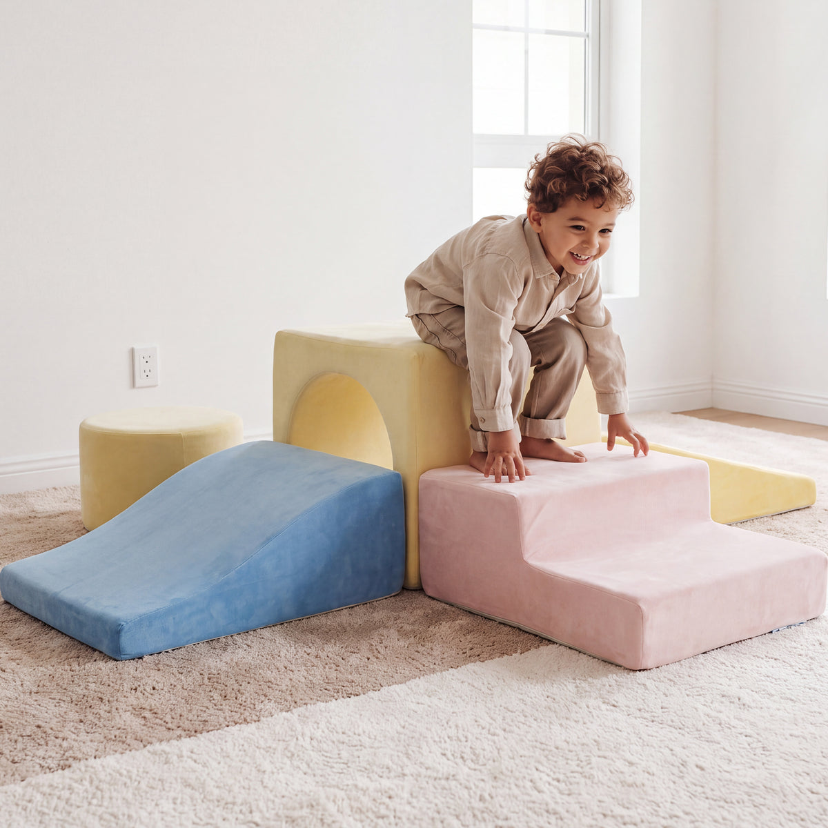 Soft Foam Climbing Blocks Set